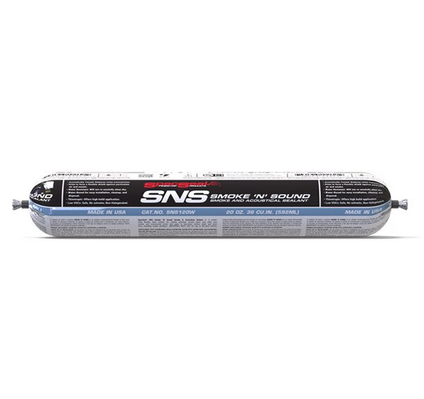 Img of SNS120W-SpecSeal Smoke and Sound Slnt. 20 Oz Saus Pk - White